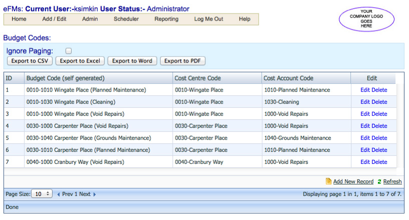 Facilities Management Software